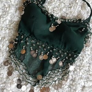 Belly dancing top and skirt